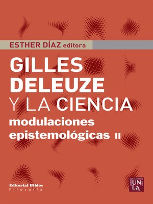 cover image of Gilles Deleuze y la ciencia